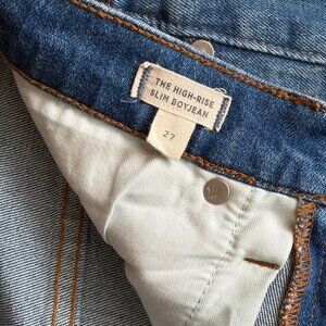 Madewell | High-Rise Slim Boyjean Jean - Size 27